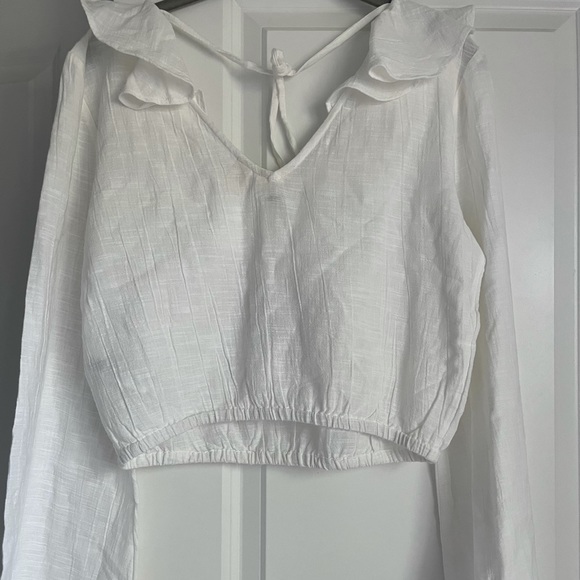 Roxy Ruffled Blouse - Size Small - Picture 3 of 4